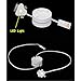 iMustech® New Flat Wire 3-in-1 USB Data Sync & Charger Retractable Cable for iPhone 5 6 6 plus iPods 4 4s, iPads Micro USB Samsung galaxy s6 note 5 and other Androids (Blue)