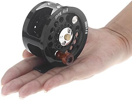 Obula£¨TM) BF600B 0.35mm/200m 1:1 Fly Fishing Fish Reel Former Ice Plastic Fishing Vessel Wheel Black
