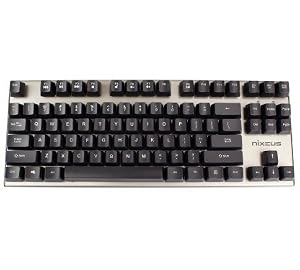 Image of Nixeus Moda v2 Compact Mechanical Switch, Soft Tactile Feedback Keyboard for Windows & Mac (MK-BN15)