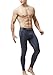 Tesla TM-YUP21-DGY_Large Men's Thermal Wintergear Compression Baselayer Pants Leggings YUP21