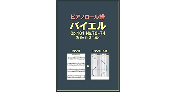 Piano Roll Score Beyer Opus 101 No 70 74 Japanese Edition Kindle Edition By Ryoichi Ishii Arts Photography Kindle Ebooks Amazon Com