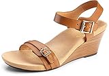 Vionic with Orthaheel Technology Women's Noble Laurie Sandal (8 B(M) US, Tan)