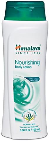 Himalaya Nourishing Body Lotion with Aloe Vera and Winter Cherry 3.38oz/100ml (4 Pack)