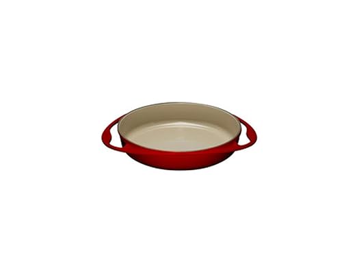 LE CREUSET Bandeja Tarta TATIN, Hierro Fundido, Cereza, 25 cm: Amazon.es: Hogar