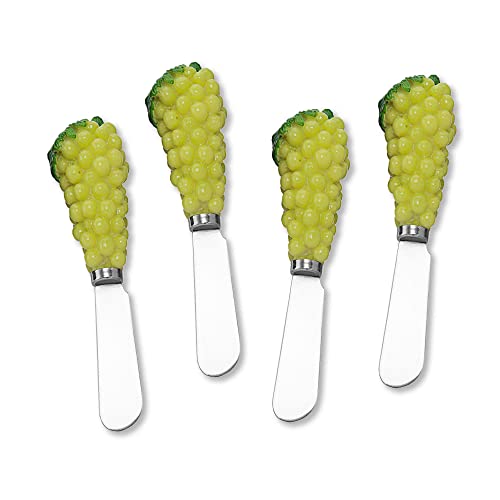 Supreme Housewares 4Piece Hand Painted Resin Handle with Stainless