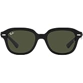 Ray-Ban Unisex Sunglasses Opal Dark Grey Frame, Grey Lenses, 51MM
