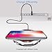 [2019 Upgraded] Fast Wireless Charger, Qi Wireless Charger Pad Compatible Apple iPhone X iPhone 8/8 Plus Samsung Note 8 S8/S8 Plus/S7/S7 Edge/S6 Universal Wireless Charger Stand (Red&Black, Standard)