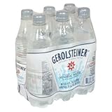 Gerolsteiner Naturally Sparkling Mineral Water,16.9oz, 6 Per Pack (Pack of 4)