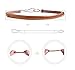 Nanxson Women's Skinny Belt Solid Color Hook Leather Dress Waist Belt PDW0002 (brown)