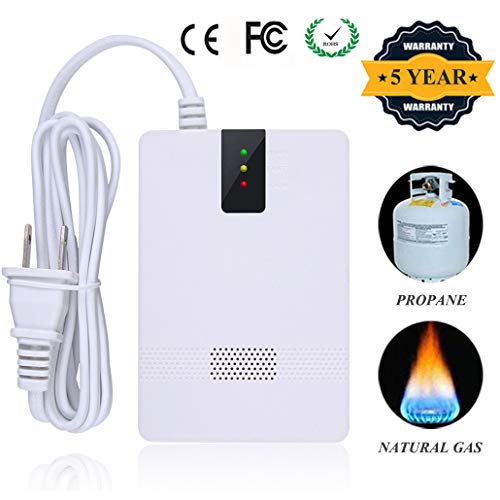 Natural Gas Detector, Propane Detector, Home Gas Alarm, Gas Leak Detector,High Sensitivity LPG LNG Coal Natural Gas Leak Detection,Natural Gas Alarm Monitor Detector for Home Kitchen - Thumbnail 7