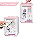Lefree Coin Bank,Piggy Bank,Electronic ATM Bank,Mini ATM Electronic Coin Bank,Safe with Password ATM Bank,Best Gift for Children,, New Year's Gift,Pink