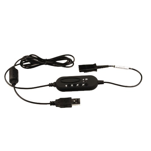 Avalle Plantronics Compatible AV02 QD To USB Adaptor With Volume/Mute Control