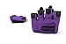 Contraband Pink Label 5537 Womens MICRO Weight Lifting Gloves w/Grip-Lock Padding (PAIR) (Purple, Small)