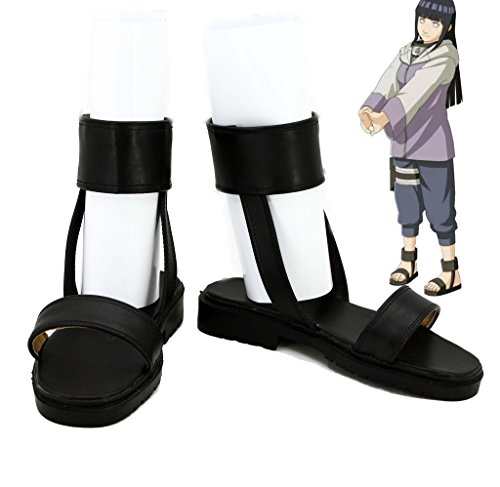NARUTO Anime Hyuga Hinata Cosplay Shoes Boots Custom Made Nine-Tails Chakra Mode