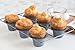 Fox Run Non-Stick Popover Pan, 6 Cup Yorkshire Pudding Pan, Grey