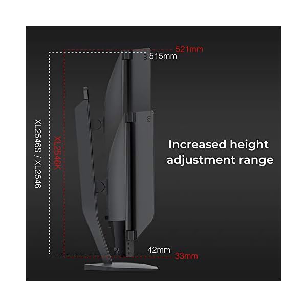 BenQ-ZOWIE-XL2546K-245-Inch-240-Hz-Gaming-Monitor-1080P-DyAc-Smaller-Base-Flexible-height-tilt-adjustment-XL-Setting-to-Share-S-Switch-Shield BenQ ZOWIE XL2546K 24.5 inch 240Hz Gaming Monitor | 1080P | DyAc+ | Smaller Base | Flexible height & tilt adjustment…