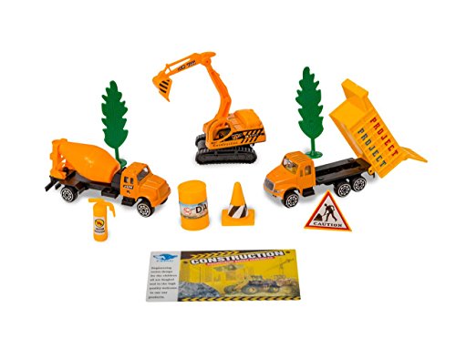Big-Daddy Construction Toy Set Perfect Kids Construction Play Set Starter Kit Or Add On Set With More Then 10 Pieces Of Kids Construction Toys To Add To The Imaginitive Construction Zone