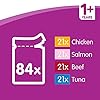 Whiskas-1-Cat-Food-Pouches-Mixed-Selection-in-Jelly-100-g-Pack-of-84 Whiskas wet pouches, delicious and tasty poultry selection in jelly, suitable for adult cats aged 1+, megapack (84 x 100…