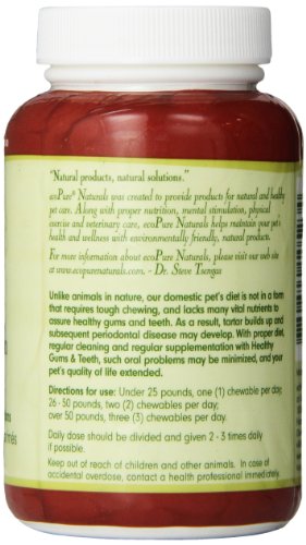 ecoPure Healthy Gums & Teeth Chewable Tablets, 60 ct