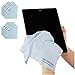Elite Screens Microfiber Cleaning Cloth for Glasses - 12 x 12 in, Blue, 8-Pack - Lens & Screen Cleaning Cloth for Eyeglasses, Sunglasses & Electronics