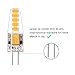 Led G4 Bulb AC/DC Bi Pin Warm White 12V 20W Halogen Replacement Led Light Bulb for Landscape Cabinets Range Hood 2W 200LM 10 Pack Yuiip