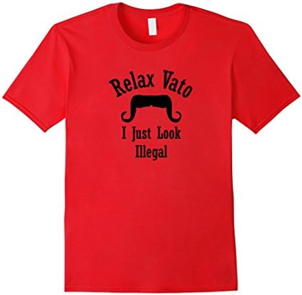 Men's I Just Look Illegal Relax Vato Medium Red