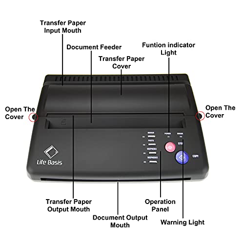 Life Basis Tattoo Stencil Transfer Machine Thermal Tattoo Kit Copier