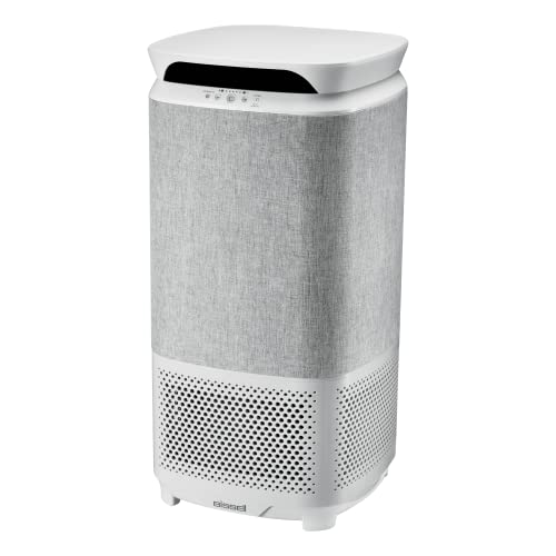 BISSELL® air280 Max WiFi Connected Smart Air Purifier with HEPA & Carbon Filter Large Room & Home, Quiet Bedroom Air Cleaner for Pets, Dander, Pollen, Smoke, Odors, Auto Mode, 3138A