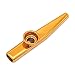 Exquisite Aluminum Alloy Kazoo with A Beautiful Gift Box (A Good Companion for a Guitar, Ukulele) (Gold)