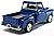 12 pcs in Box: 5" 1955 Chevy Stepside Pickup 1:32 Scale (Black/Blue/Red/Yellow)
