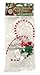 elope Springy Mistletoe Costume Headpiece - Red and White Striped with Bow