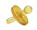 LARGE 12 months Up, Natursutten BPA-Free Natural Rubber Pacifier, Rounded Nipple 12 mo up