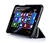 HP Stream 8 Case - ProCase SlimSnug Case for HP Stream 8 Tablet 5901, Ultra Slim and Light, Hard Shell Cover, with Stand, Exclusive for HP Stream 8 (Black)