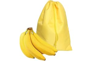 MORSNE yellow banana bags prevent ripening,banana storage freshness bag-looking lightweight convenient veggie bag washable du