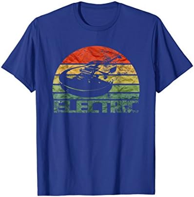 Vintage Electric Guitar T-Shirt Guitar Silhouette Shirt