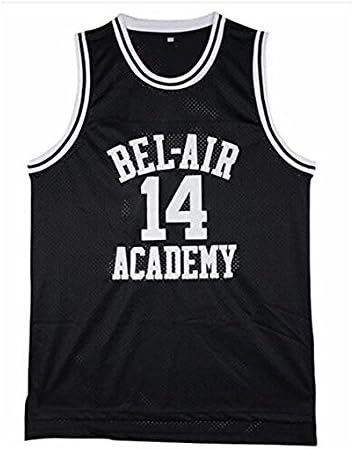 MBANK Smith #14 Bel Air Academy Yellow Basketball Jersey