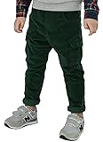 Little Boys' Solid Color Pull-on Corduroy Cargo Pant