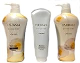 Shiseido TSUBAKI Damage Care SET (Shampoo, Conditioner, Treatment 200g)