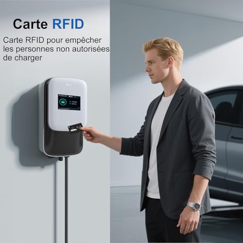 GONEO Wallbox 11kW 8A-16A 480V Charging Station for Electric Vehicle Three Phase OCPP with RFID Card IP65 IK10 APP WiFi Control Charging on Appointment History View