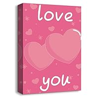 signwin-Canvas Wall Art-Pink for Little Girl-Canvas Prints Home Artwork Decoration for Kids Bedroom - 12x18 inches