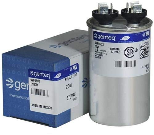GE Capacitor Round 20 uf MFD 370 Volt Z97F9602 97F9602