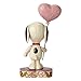 Enesco Jim Shore Peanuts Snoopy with Heart Balloon Figurine, 7.75
