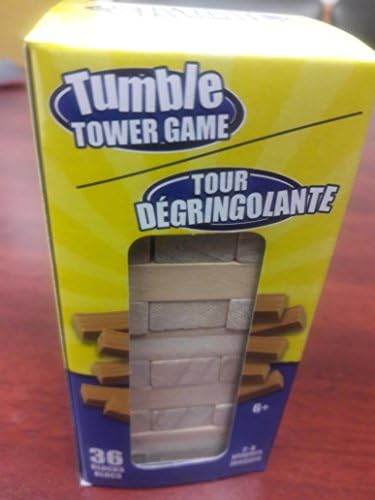 Tumble Tower Game, 36 Blocks, 2-4 players