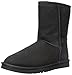UGG Australia Women's Classic Short Winter Boots,Black,9 US