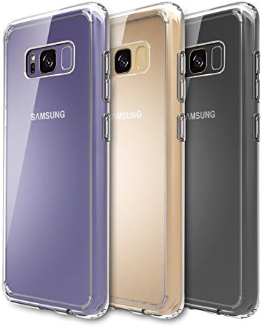 Galaxy S8 Case - Quirkio - Crystal Clear TPU Gel Transparent Protective Cover Ultra Slim Soft Rubber Dust Proof Hard Bumper Back Skin Slim Fit Case for Samsung Galaxy S8 (Samsung Galaxy S8)