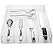 Clear Plastic Silverware and Utensil Organizer