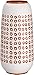 Stone & Beam Modern Ceramic Spotted Decor Planter Pot - 11 Inch, White and Terra Cotta