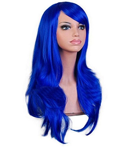 Longlov 28 " Long Big Wavy Hair Heat Resistant Cosplay Wig Hair Extensions