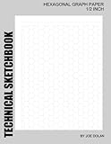 Image de Technical Sketchbook: Hexagonal Graph Paper - 1/2 Inch: Designed for Creative Artists
