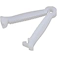 ESHILP 50 pcs Disposable Umbilical Cord Clamp Birth Hemostatic Materials for Piglets Clamp for Cord for Animal Production Home Birth Supplies kit White whelping Box, NDF-jj01